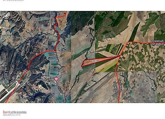 Çorlu Esetçe'de 181.000 m² Satılık Tarla